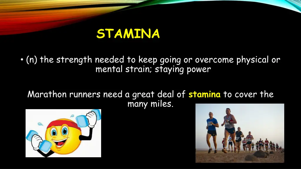 stamina