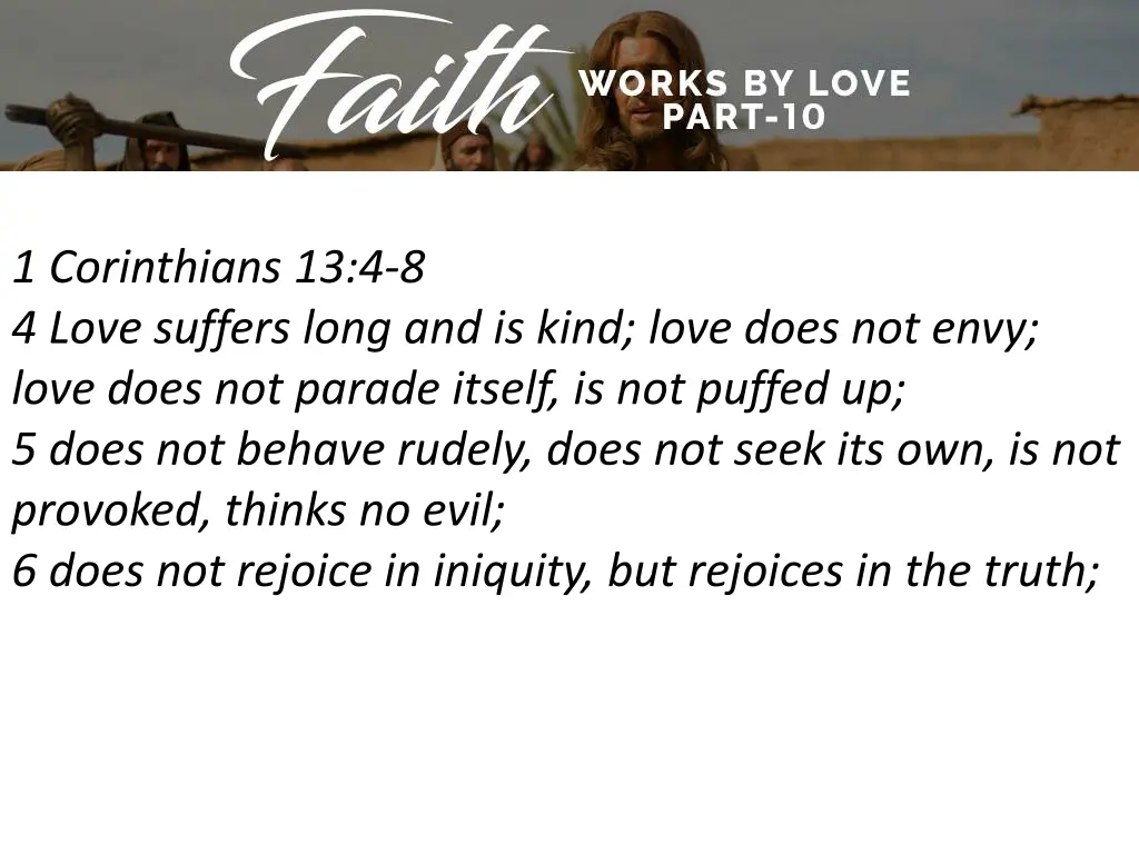 1 corinthians 13 4 8 4 love suffers long
