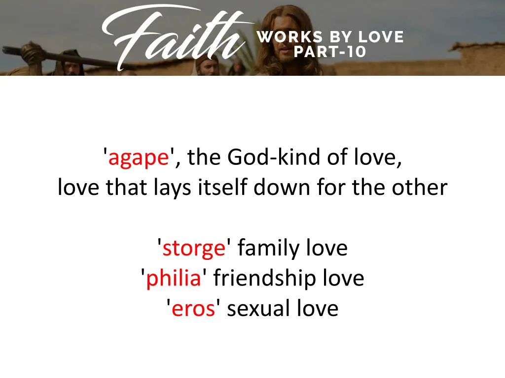 agape the god kind of love love that lays itself