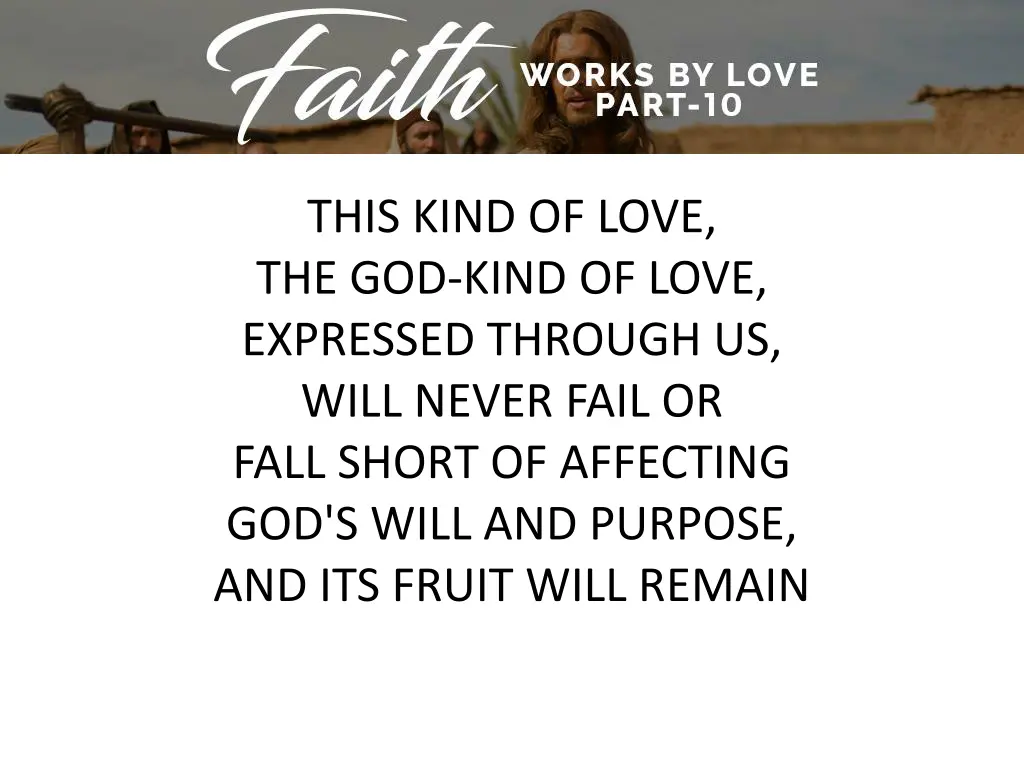 this kind of love the god kind of love expressed