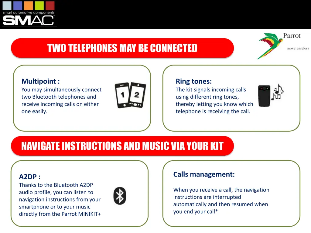 two telephones may be connected