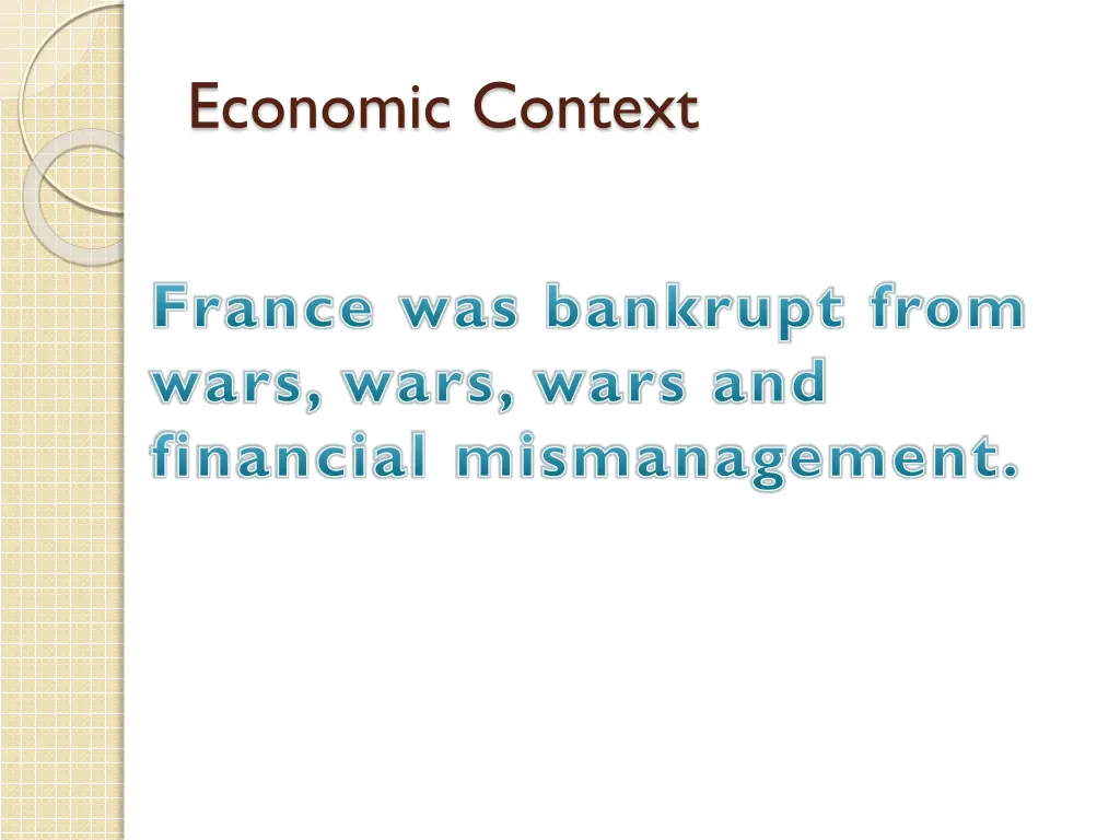 economic context