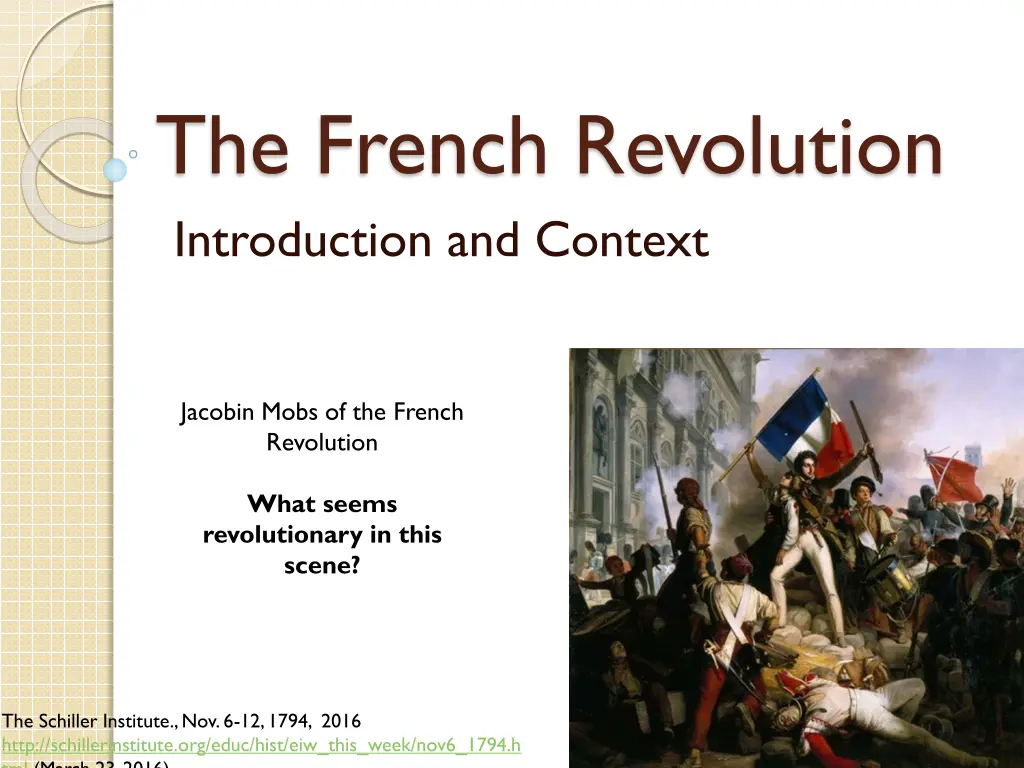 the french revolution introduction and context