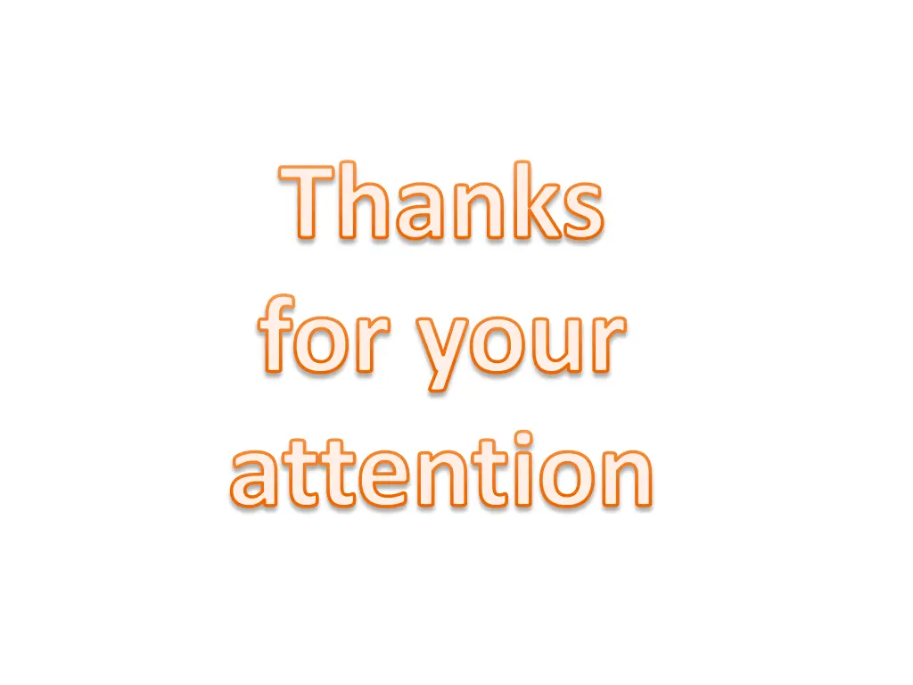 thanks for your attention