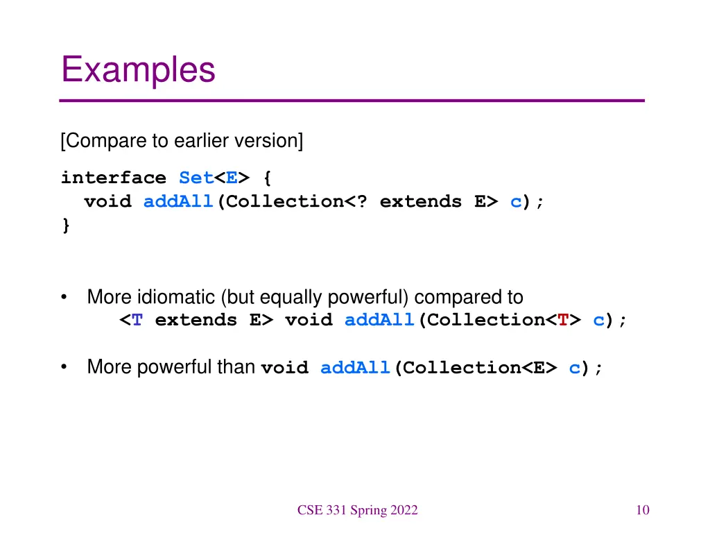 examples