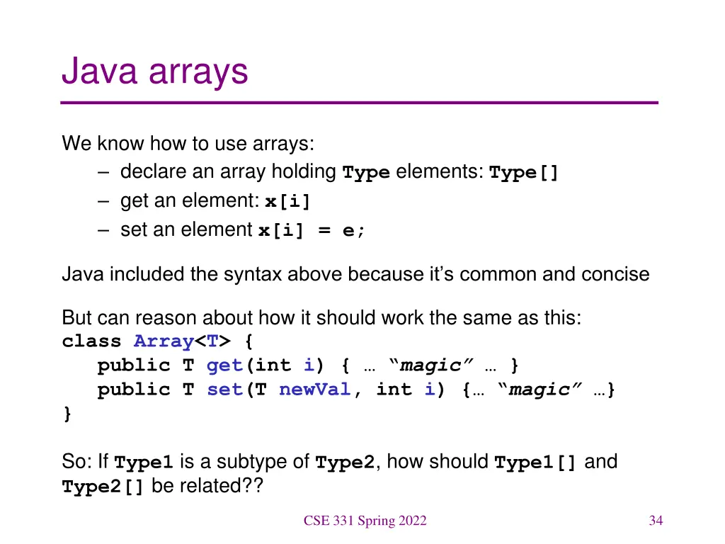 java arrays