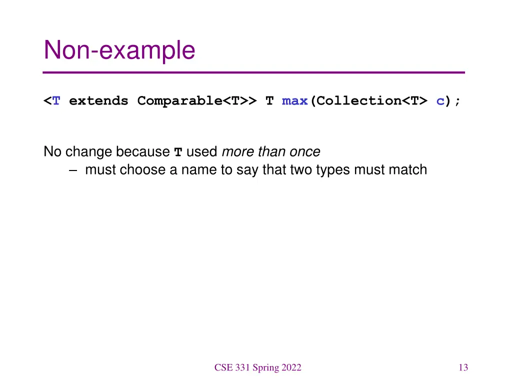 non example