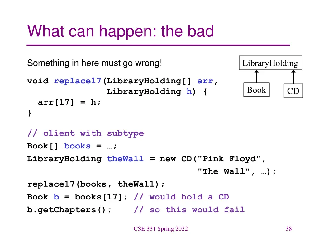 what can happen the bad