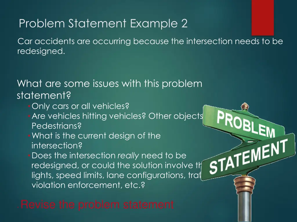 problem statement example 2
