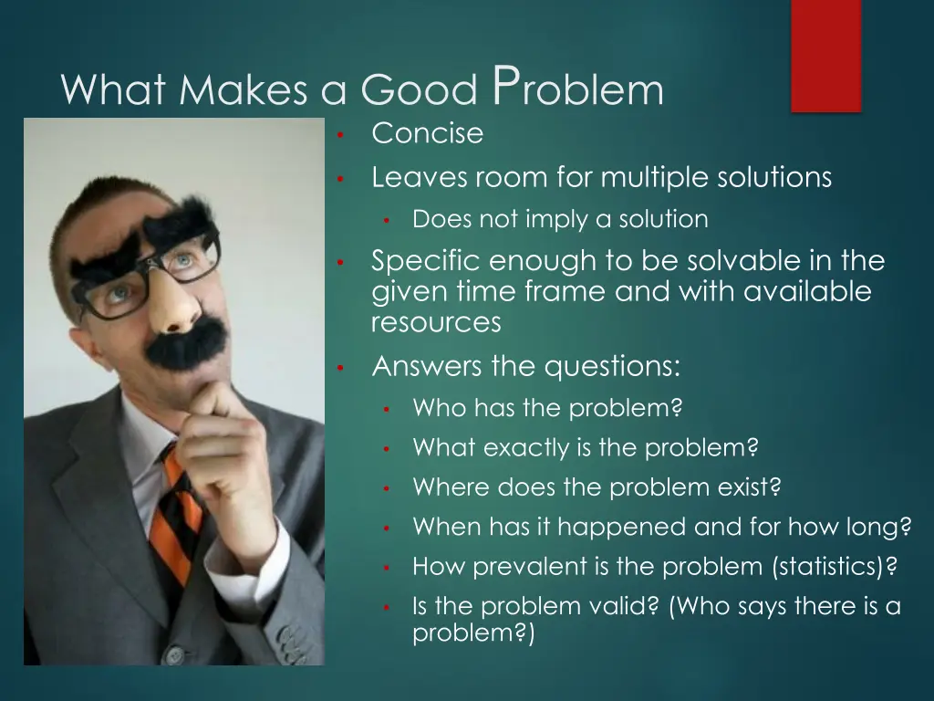 what makes a good p roblem s tatement