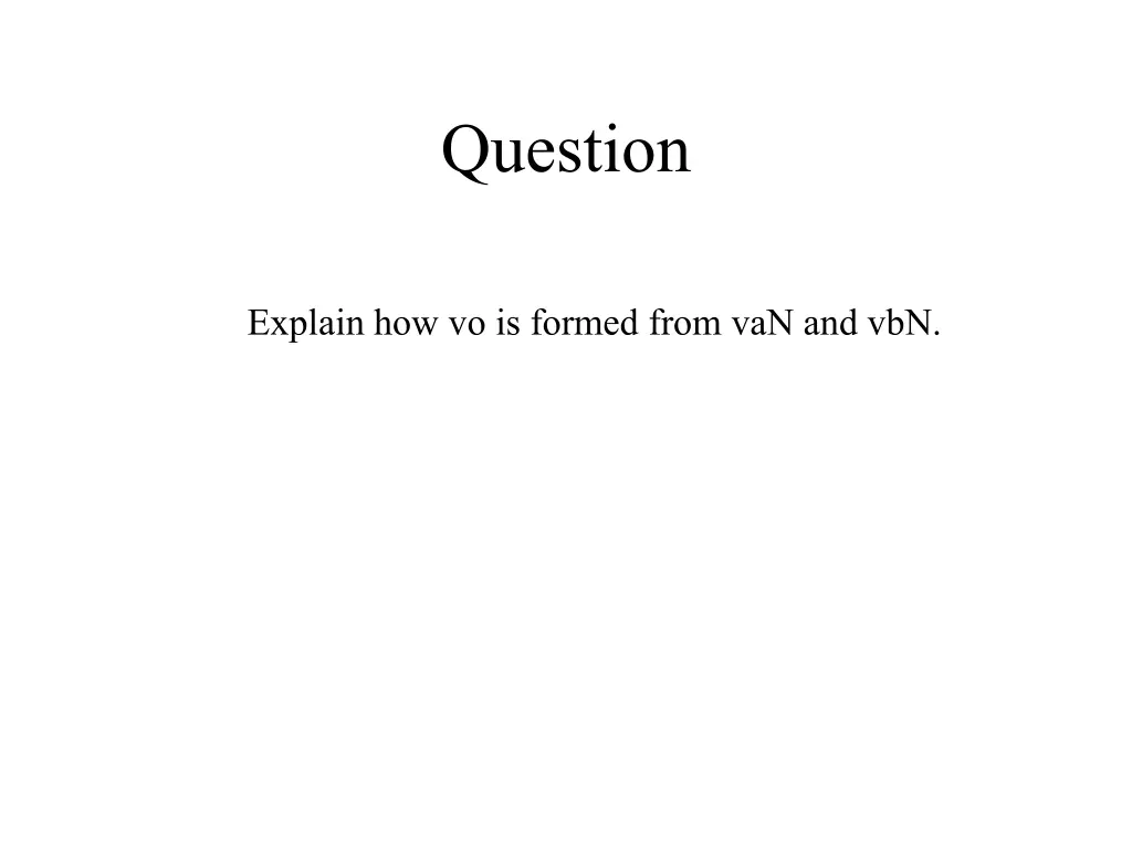 question