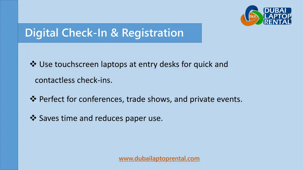 digital check in registration