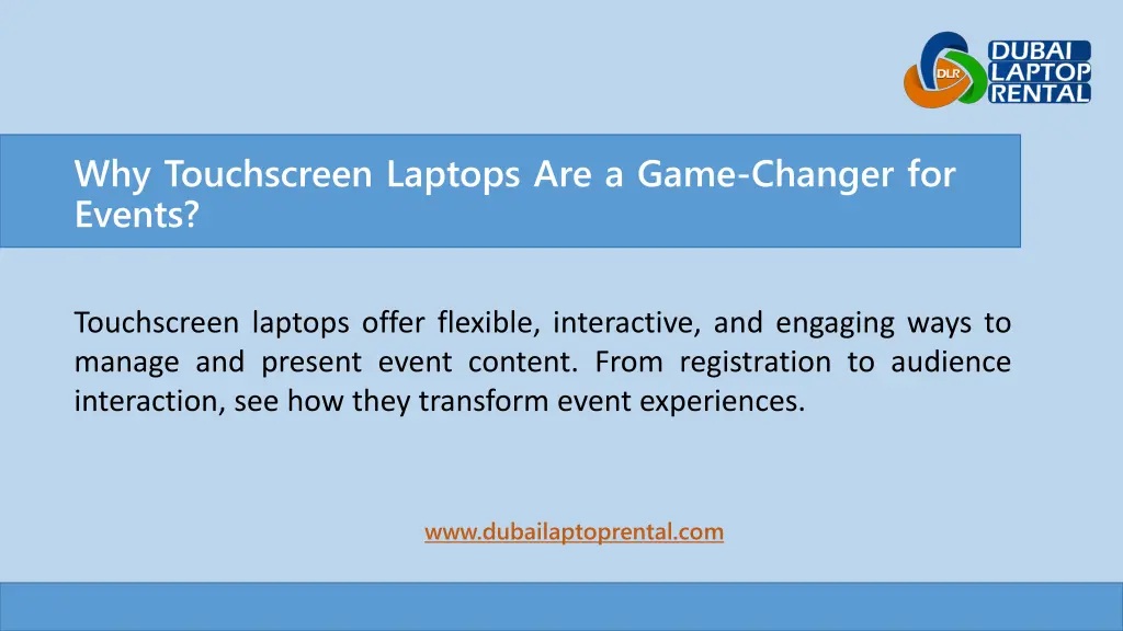 why touchscreen laptops are a game changer