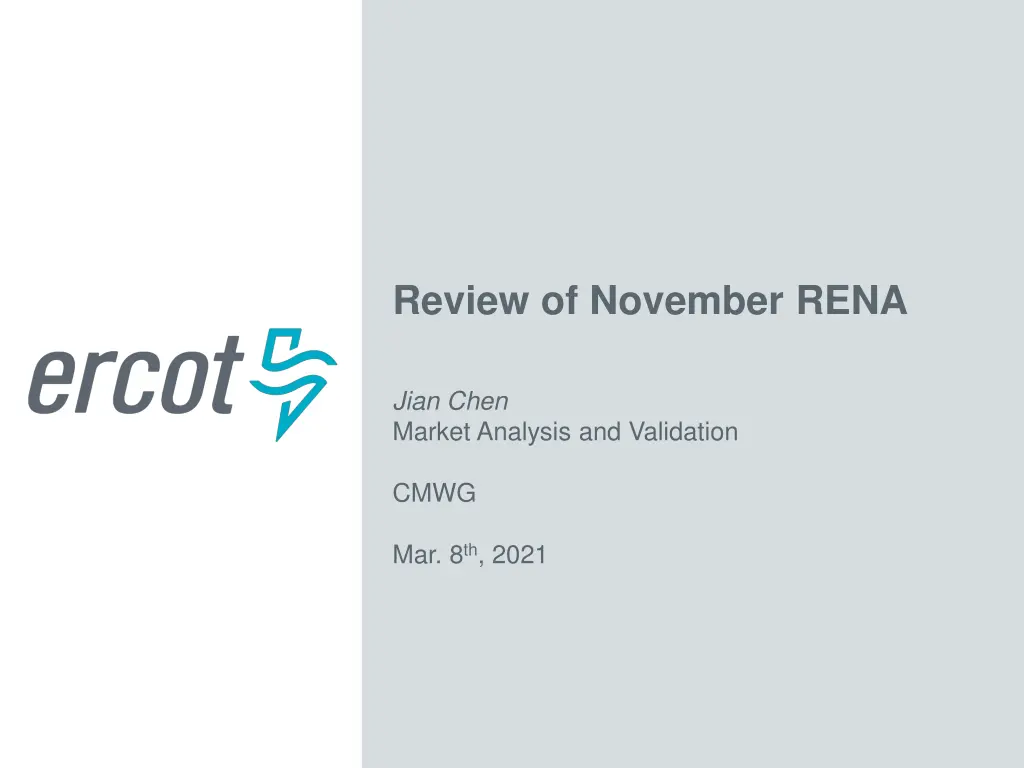 review of november rena