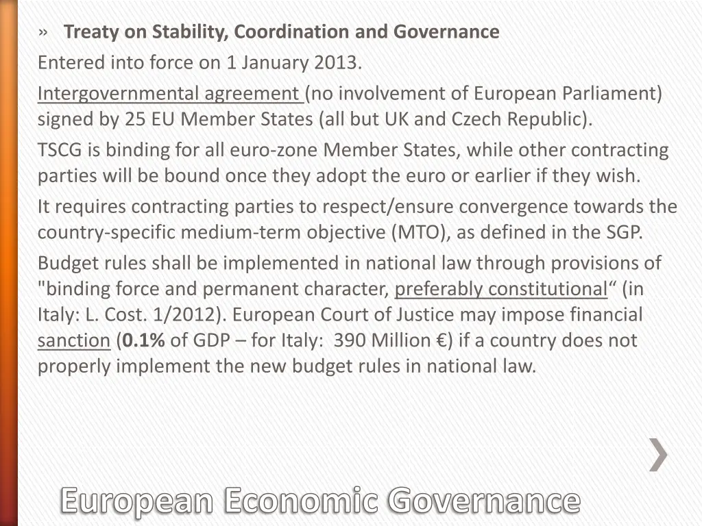 treaty on stability coordination and governance