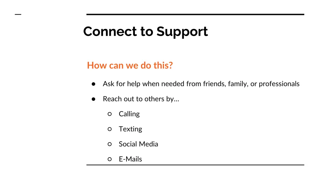 connect to support