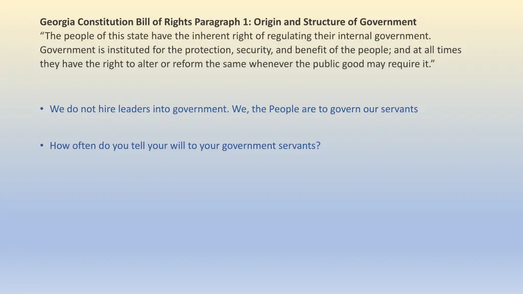 georgia constitution bill of rights paragraph