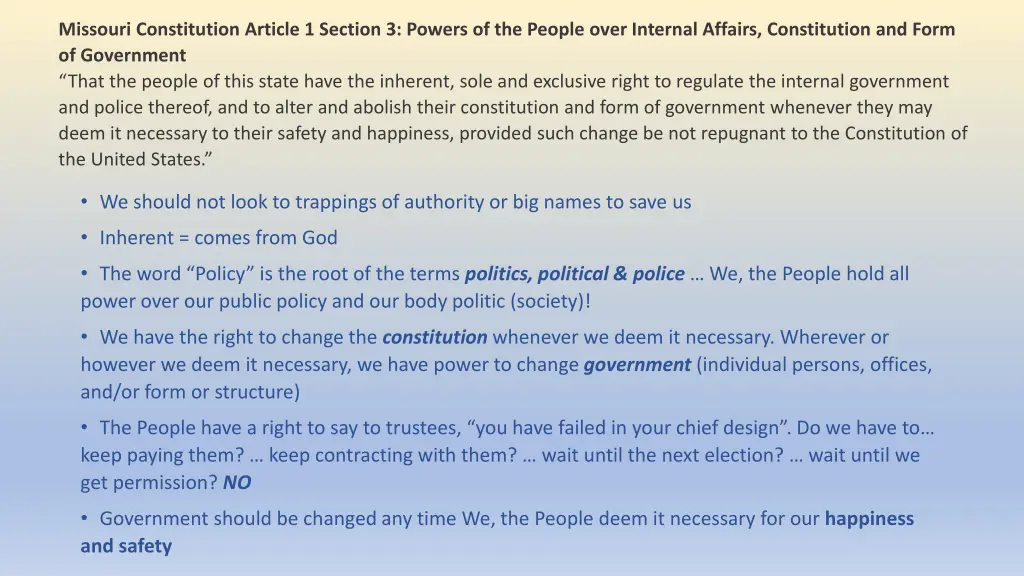 missouri constitution article 1 section 3 powers