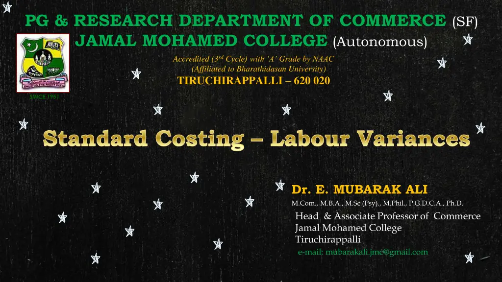 pg research department of commerce sf jamal