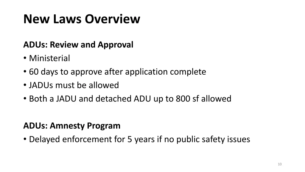 new laws overview 2