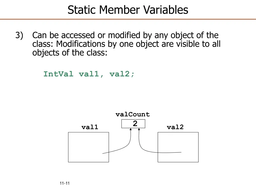 static member variables 2