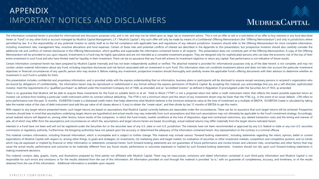 appendix important notices and disclaimers