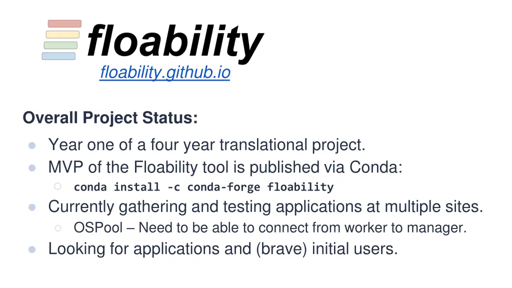 floability github io