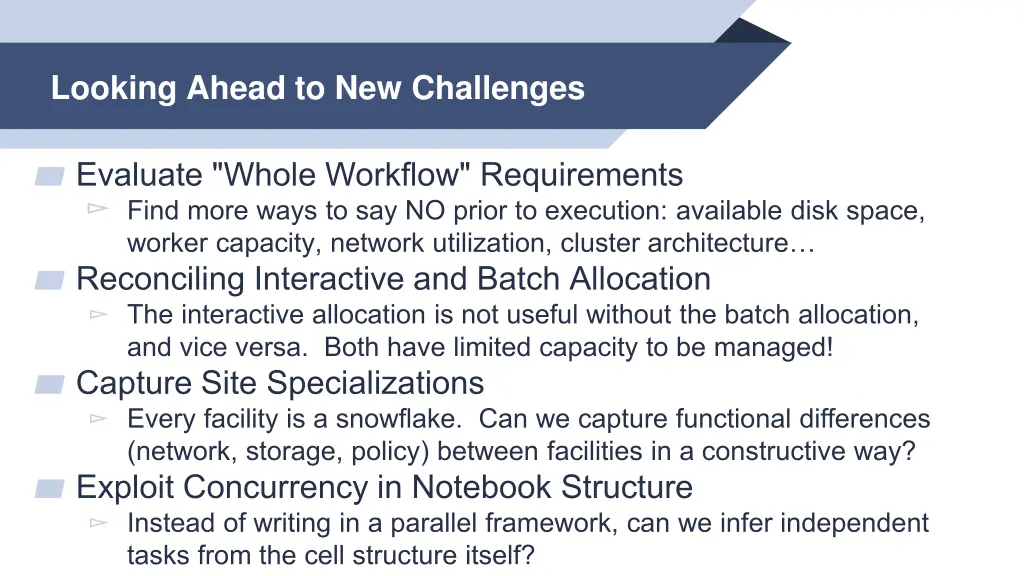looking ahead to new challenges