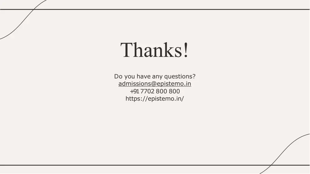 thanks