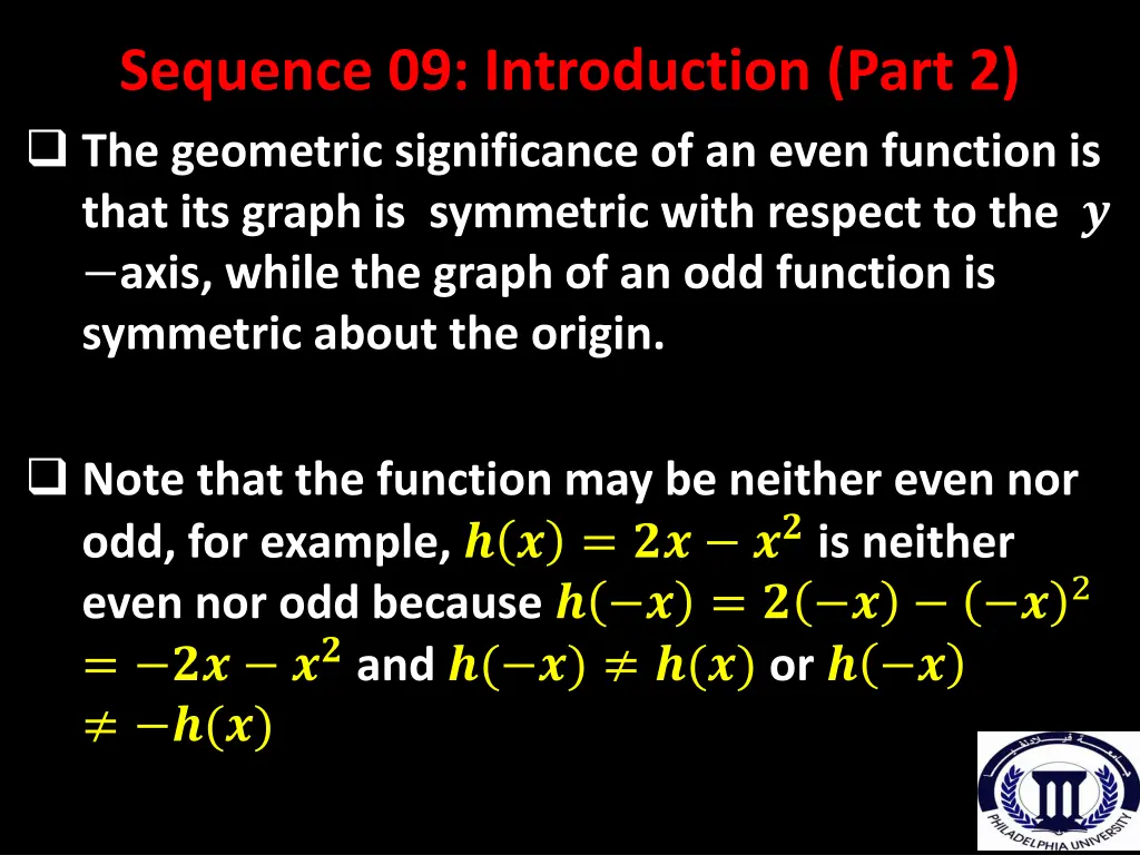 sequence 09 introduction part 2 the geometric