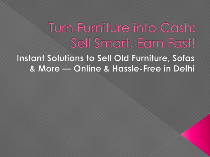 turn furniture into cash sell smart earn fast