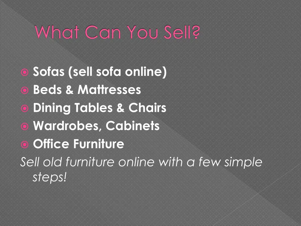what can you sell