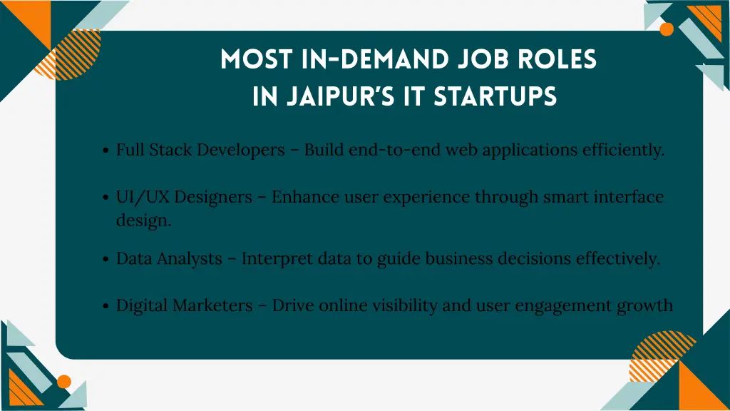 most in demand job roles in jaipur s it startups 1