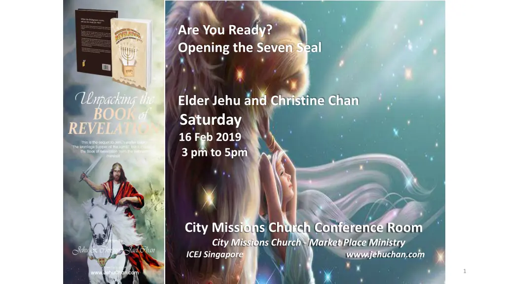 are you ready opening the seven seal