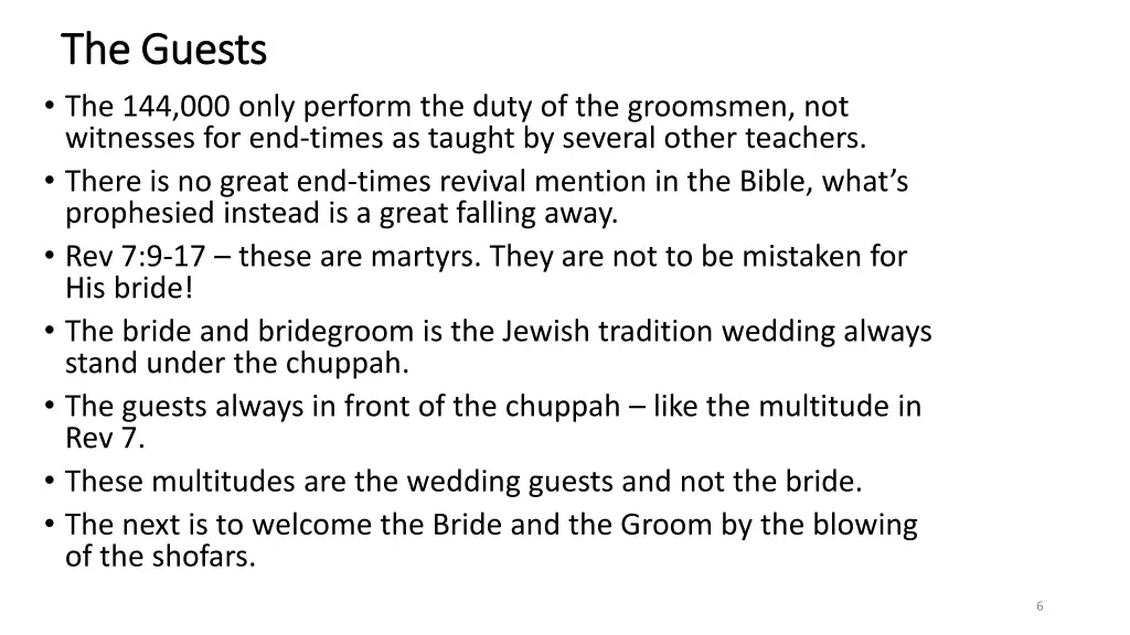 the guests the guests the 144 000 only perform