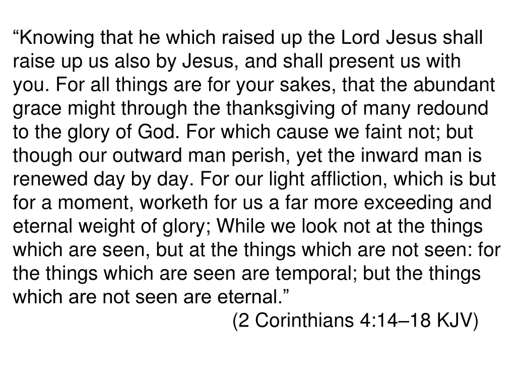 knowing that he which raised up the lord jesus