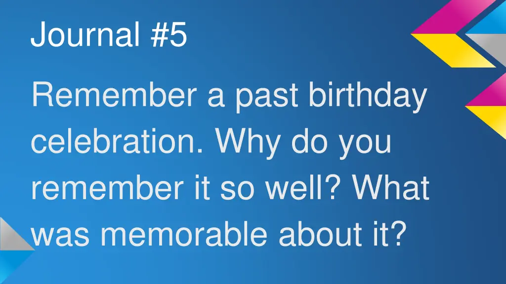 journal 5