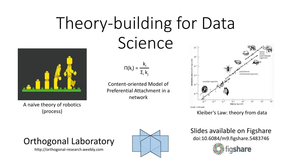theory building for data science