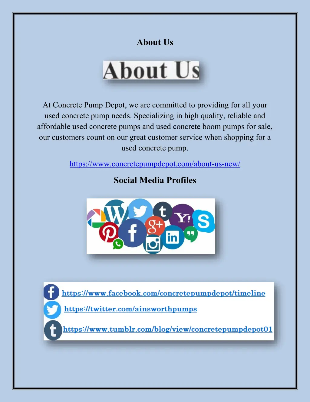 about us