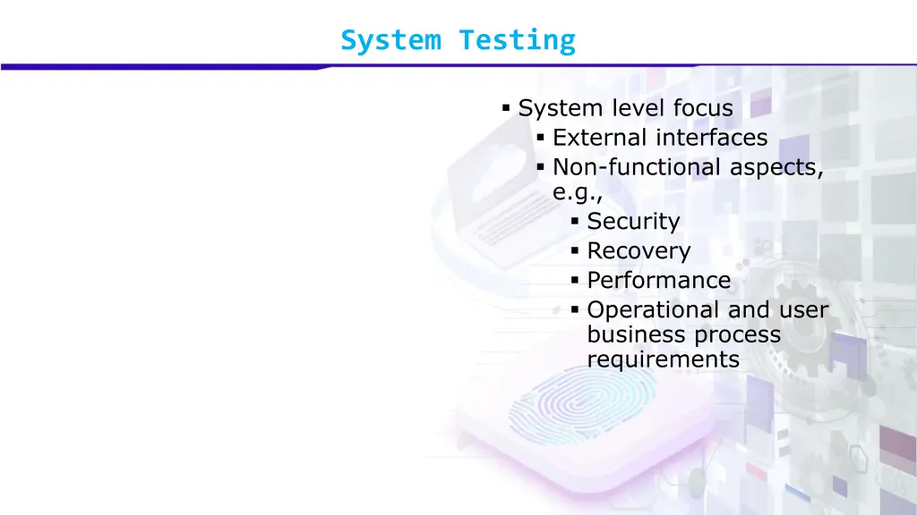 system testing 1