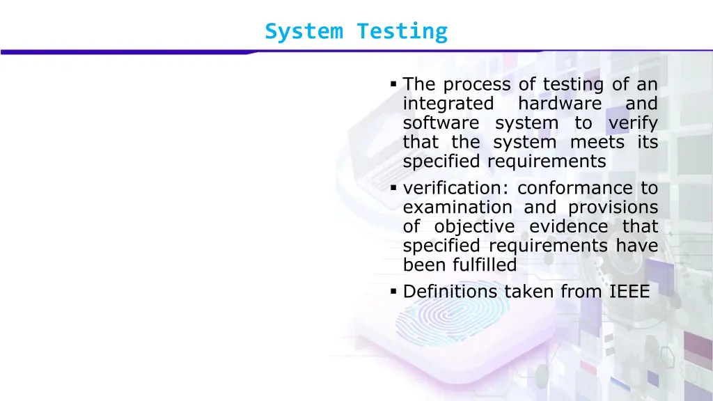 system testing 3