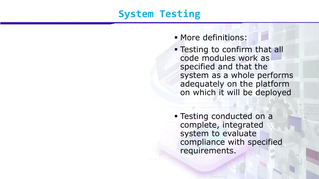 system testing 4