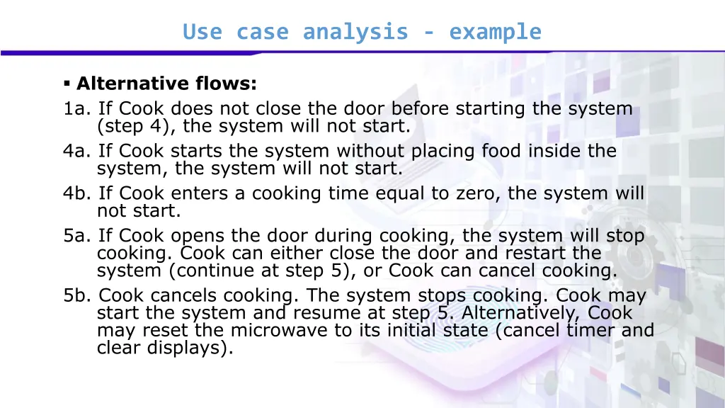 use case analysis example 4