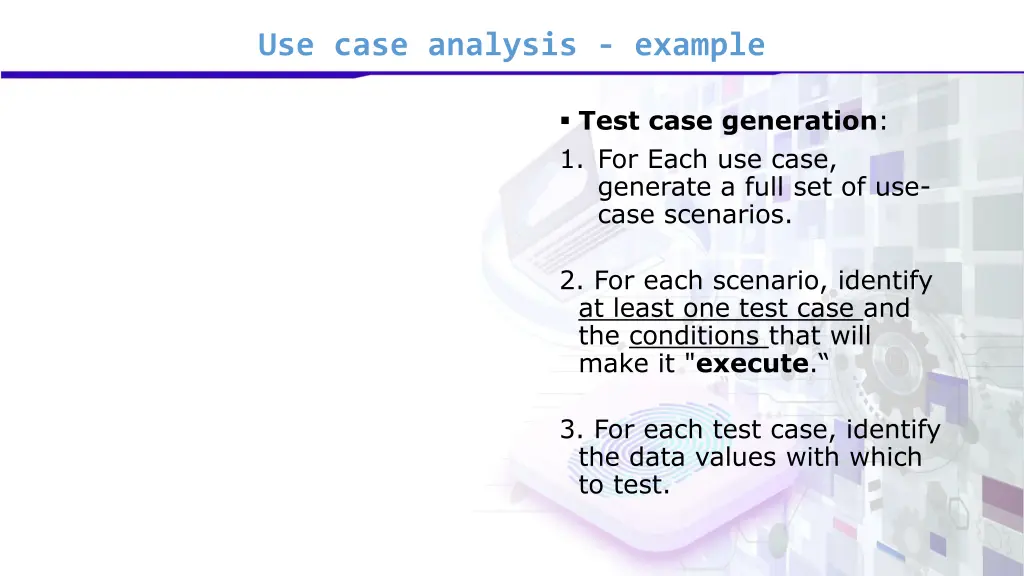 use case analysis example 6