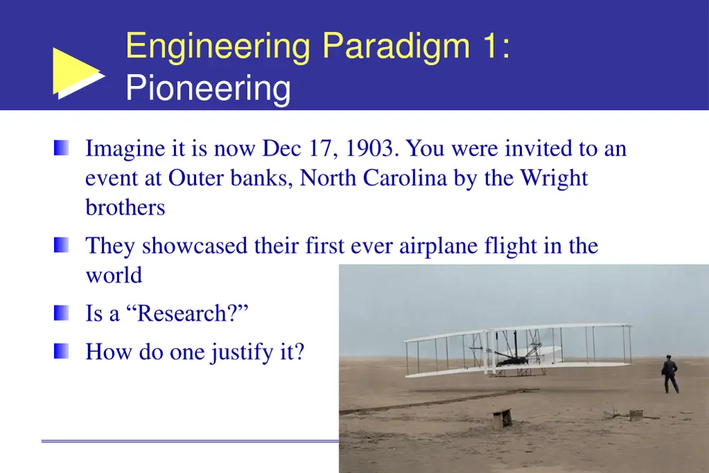 engineering paradigm 1 pioneering