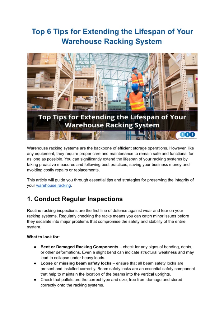 top 6 tips for extending the lifespan of your