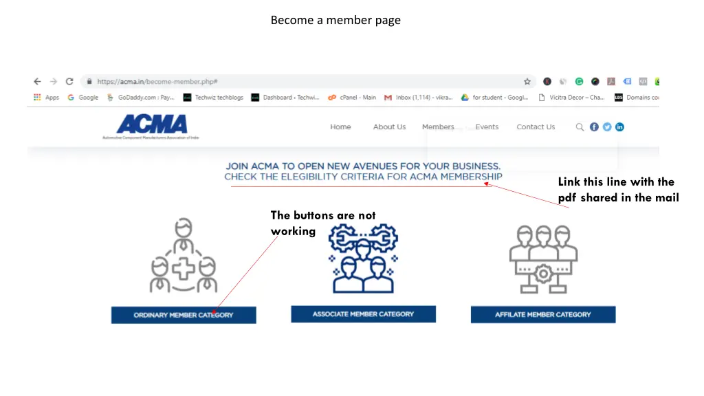 become a member page