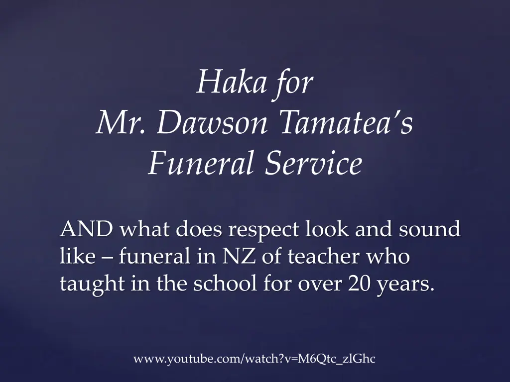 haka for