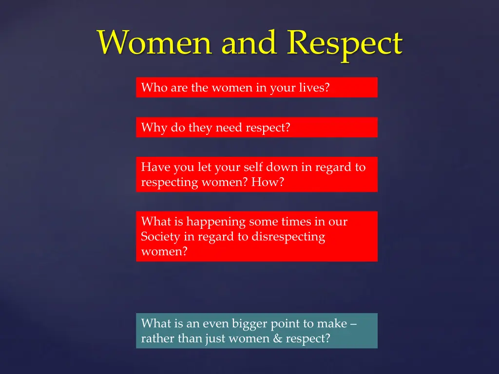 women and respect 1