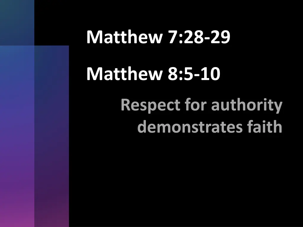 matthew 7 28 29 1